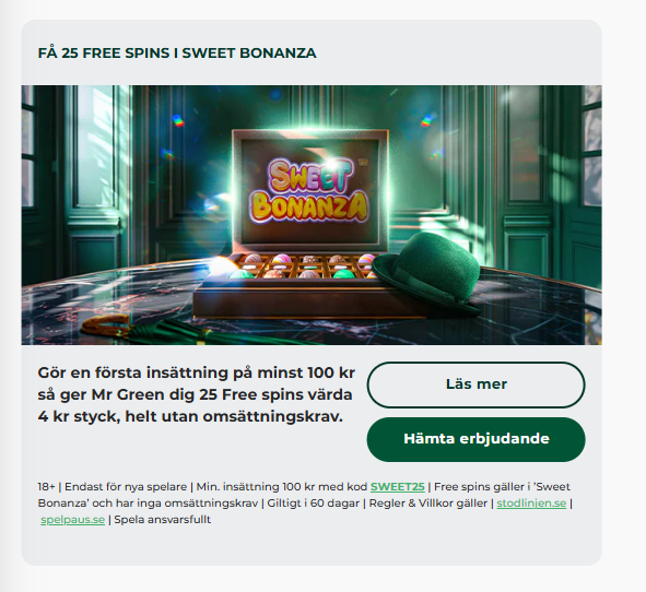 mrgreen sweet bonanza