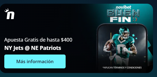 novibet apuesta gratis jets patriots