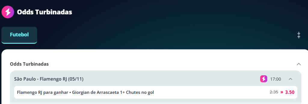 novibet odds turbinadas são paulo flamengo