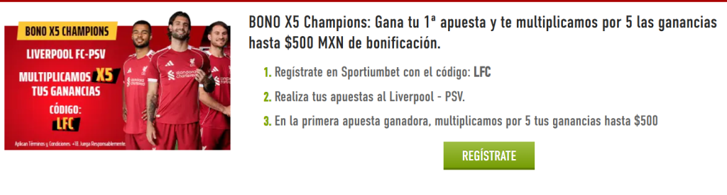 sportiumbet liverpool vs psv