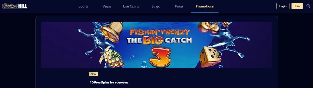 free spins england william hill