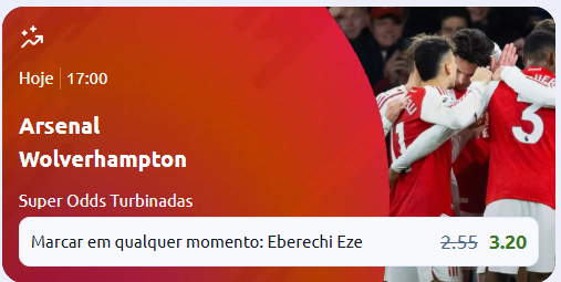 betano arsenal x wolverhampton