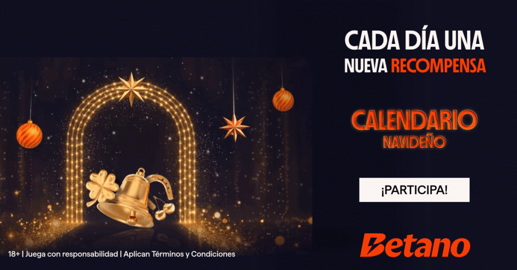 betano calendario navideño