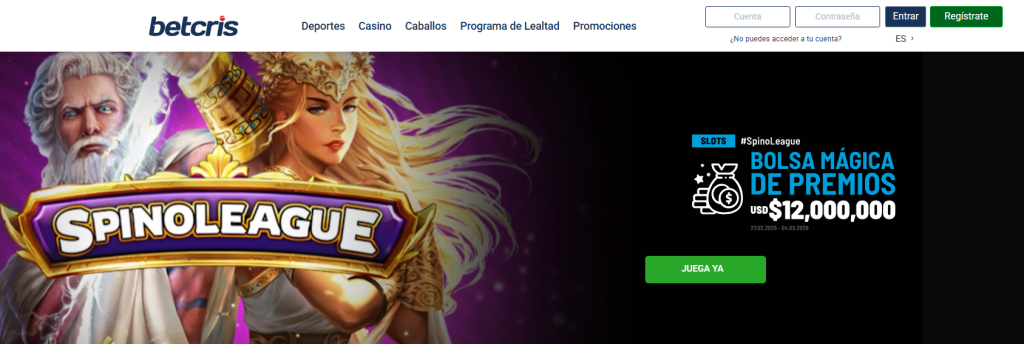 betcris bono sin depósito casino