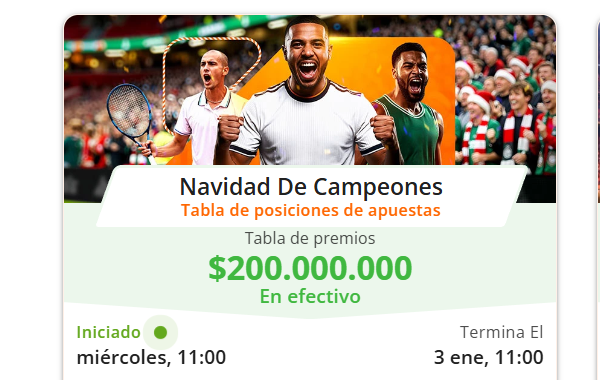 betsson navidad de campeones