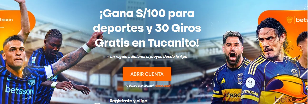 betsson bono bienvenida deportes