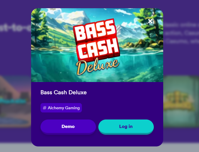 casumo bass cash deluxe