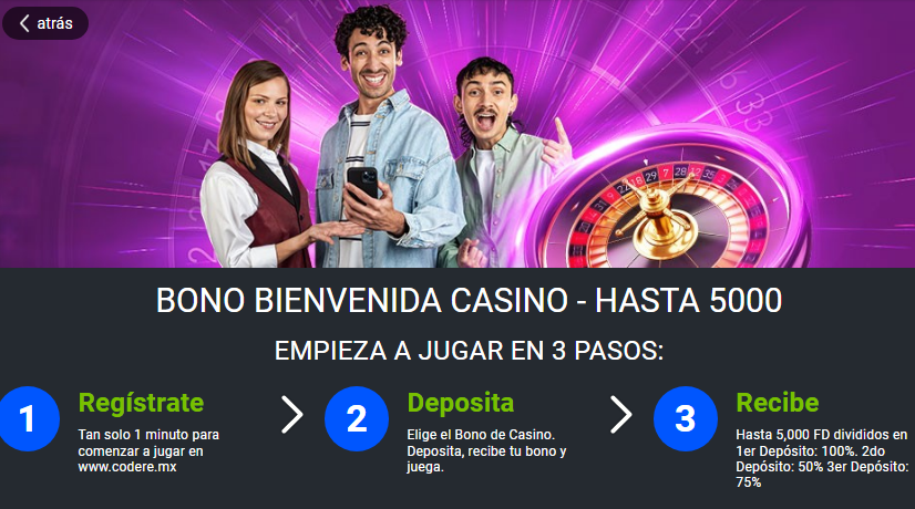 codere bono casino