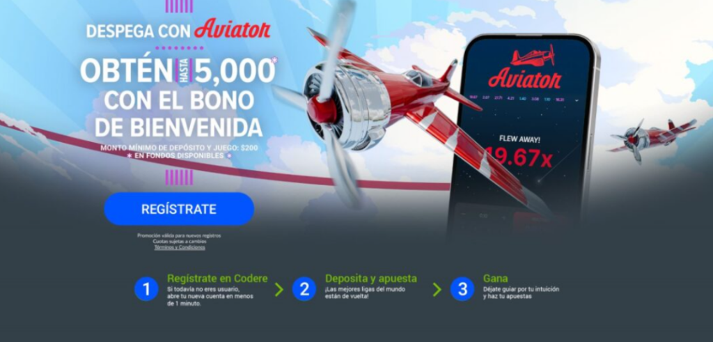 codere relanzamiento aviator