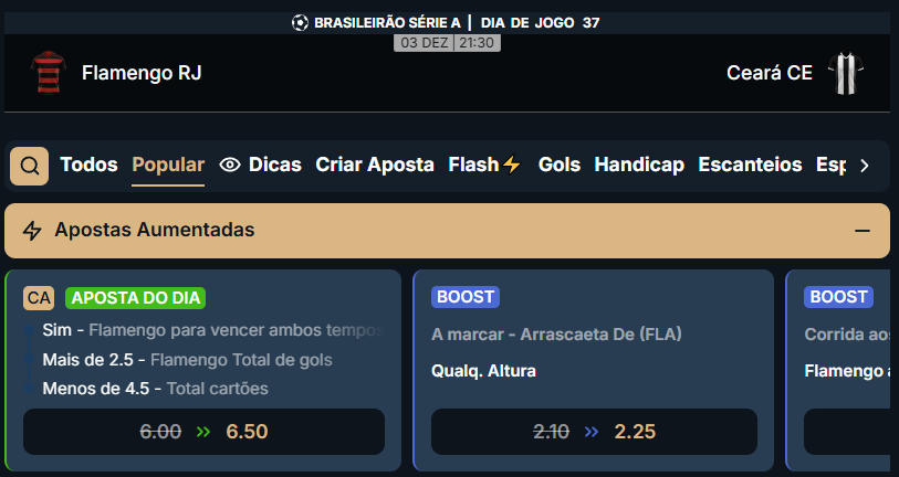 estrelabet flamengo x ceará