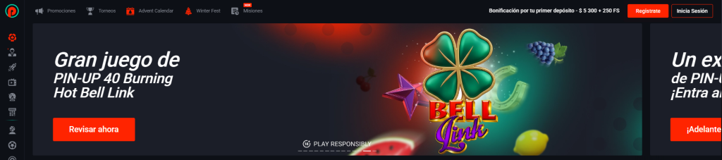 giros gratis Pin-Up ecuador