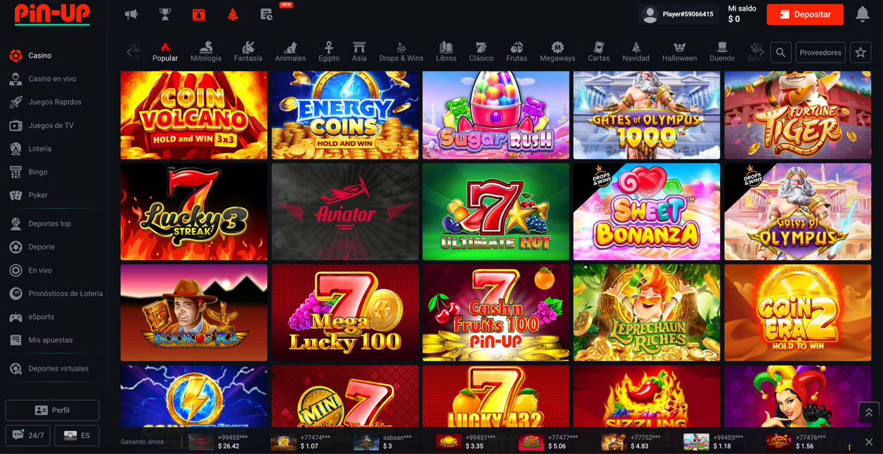 mejores slots de pin-up ecuador