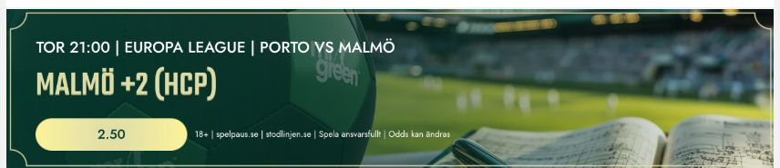 mrgreen porto vs malmö