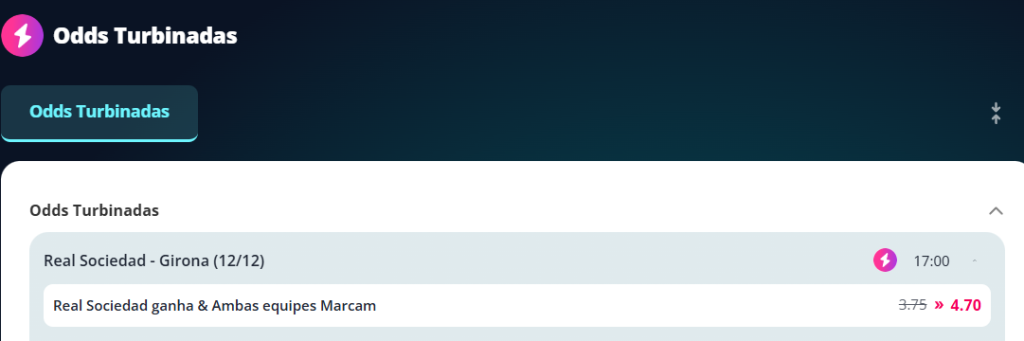 novibet odds turbinadas real sociedad