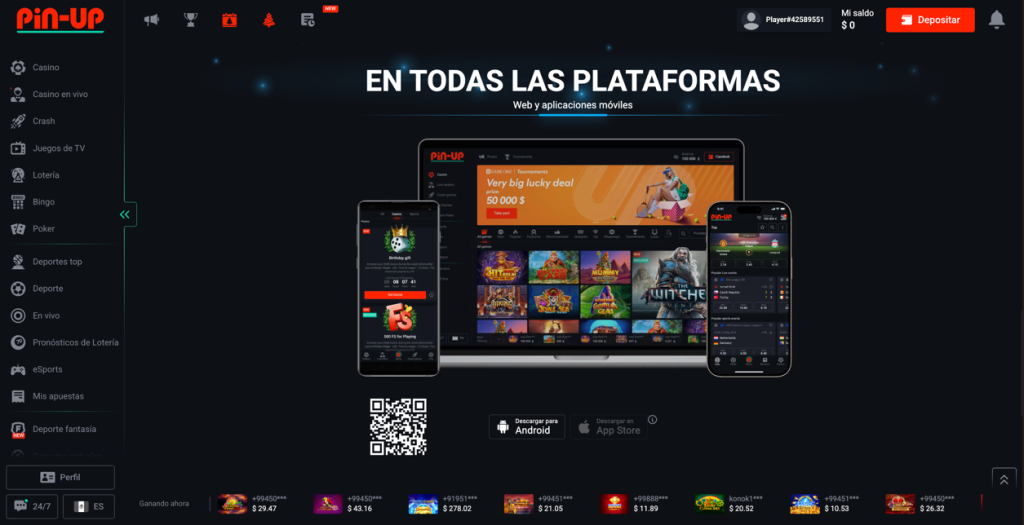 pin-up casino en directo méxico
