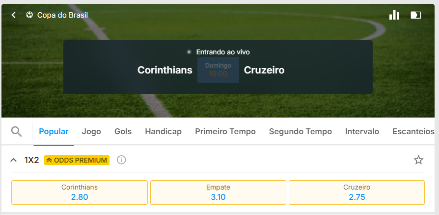 rivalo corinthians x cruzeiro