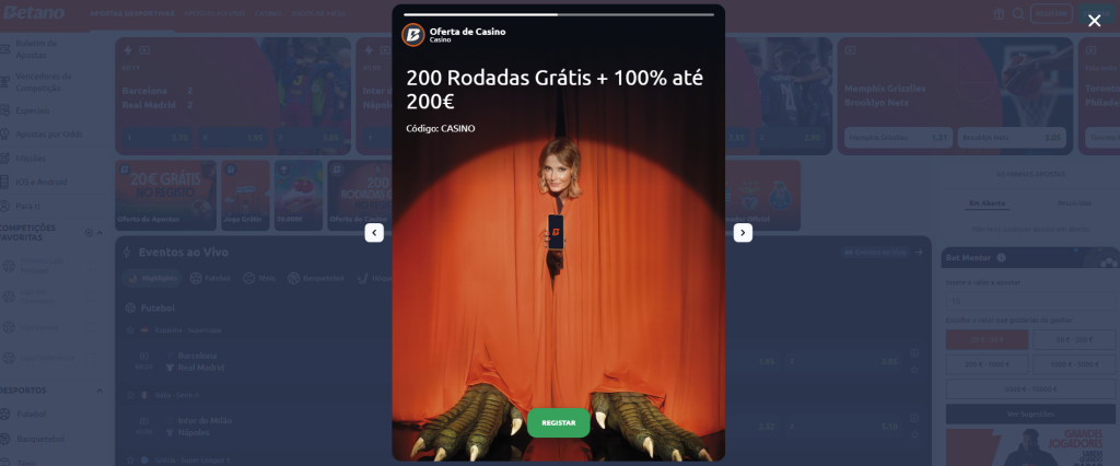 BETANO bónus casino