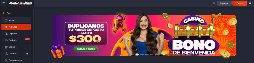 JUEGAENLINEA bono ruletas