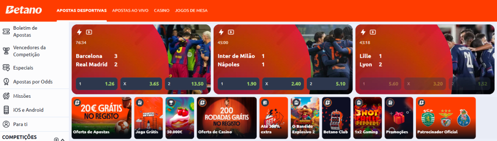 betano oferta desportiva