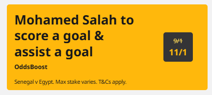 betfair senegal v egypt