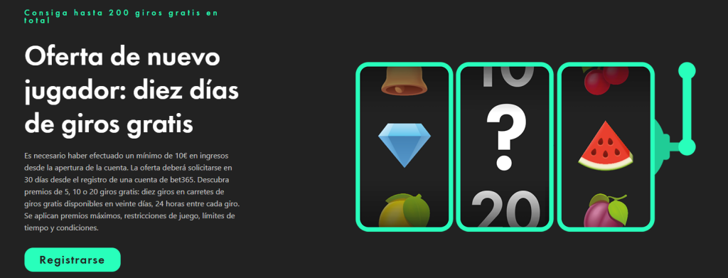bono bienvenida bet365