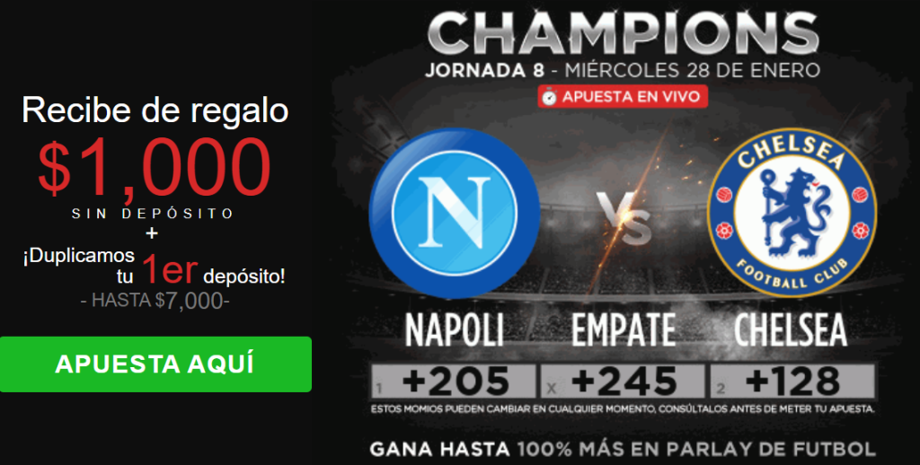 caliente napoli vs chelsea