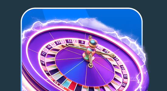 Mesa de Lightning Roulette y premios del torneo Carrera Relámpago en Stake Perú.