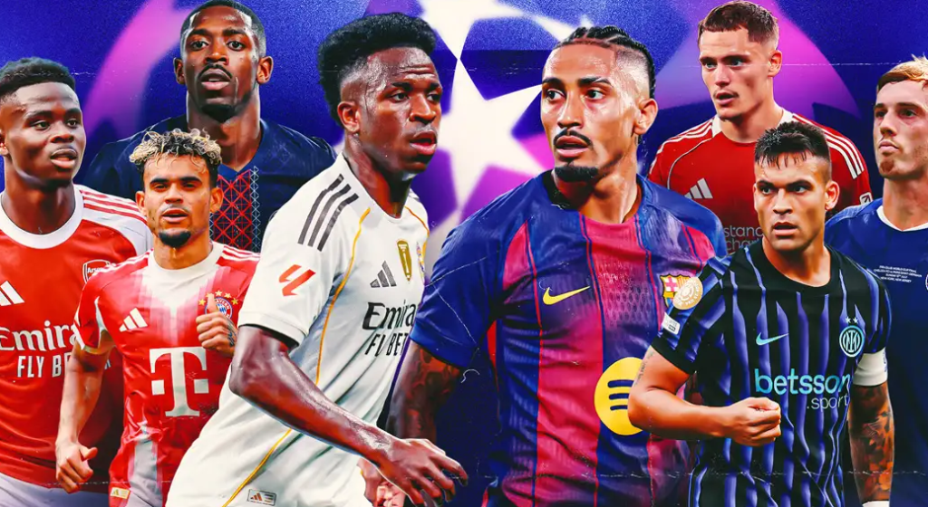 Jugadores del Real Madrid y Benfica en la jornada de Champions League con momios de Betway México.