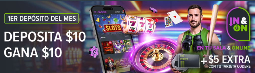 codere 1er depósito año