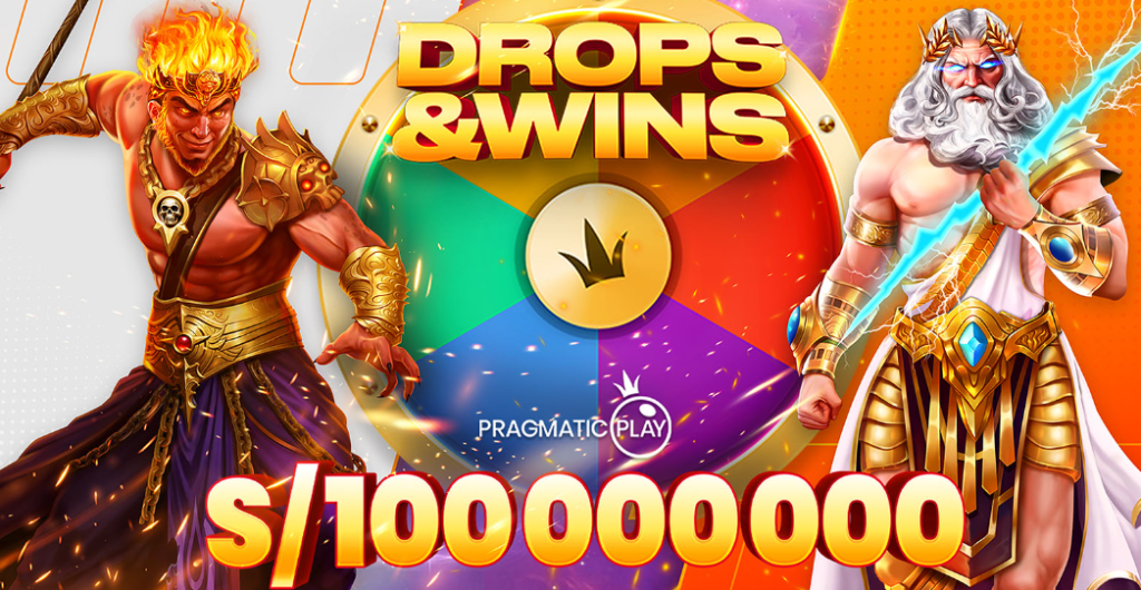 Banner de la promoción Drops & Wins en Inkabet Perú con pozo de 100 millones de soles.