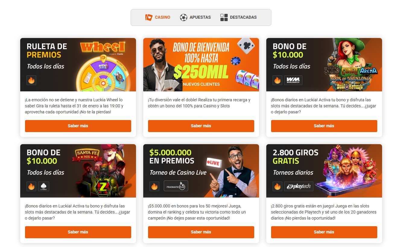 luckia casino apuestas