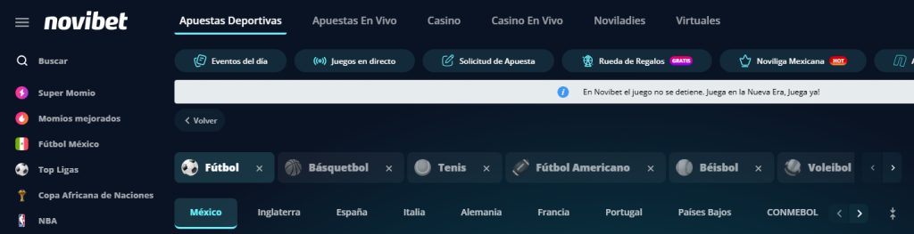 novibet bono apuestas deportivas