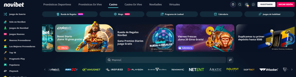 novibet bonos ecuador