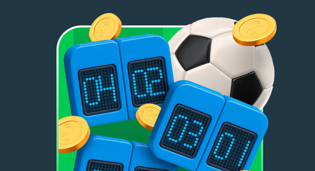 Banner de la promoción Pago Anticipado en Stake Perú mostrando un marcador de 2-0 en fútbol.