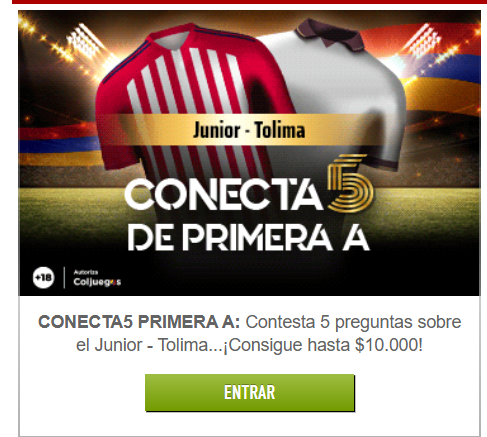 sportium conecta 5 junior vs tolima