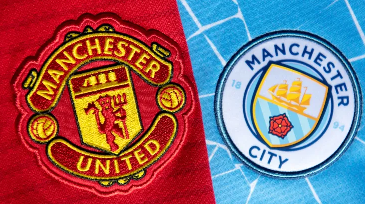 Banner de Súper Momios en Betway México mostrando el partido de Manchester United vs City.