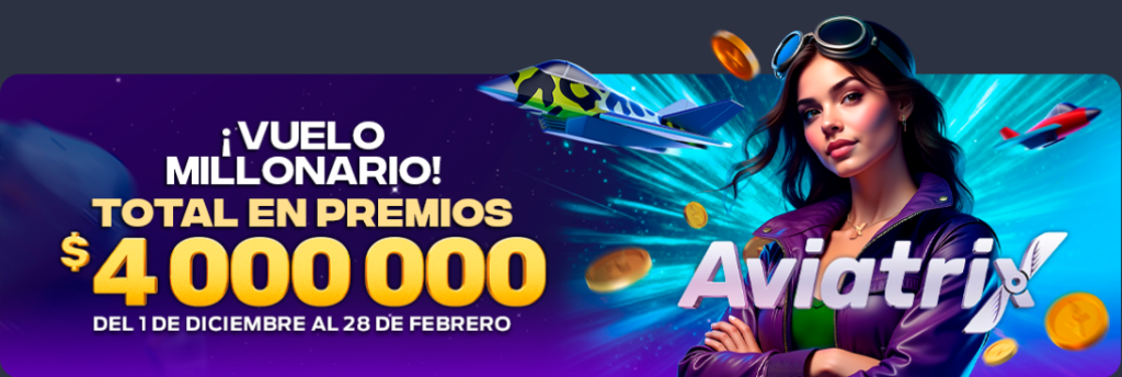 NFT del juego Aviatrix en el torneo Vuelo Millonario de JuegaEnLínea Venezuela.