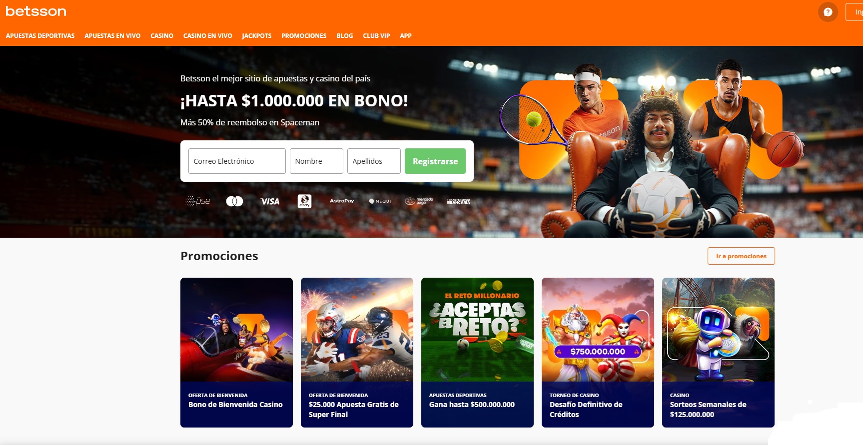 betsson colombia