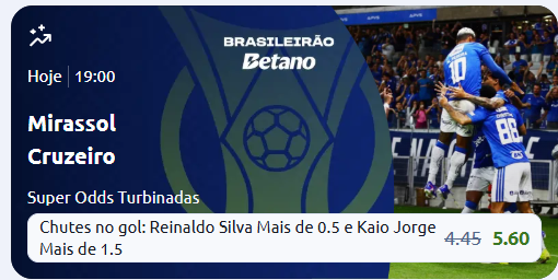betano mirassol x cruzeiro