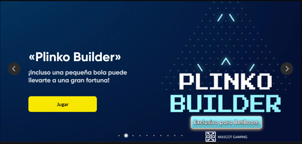 betboom plinko builder