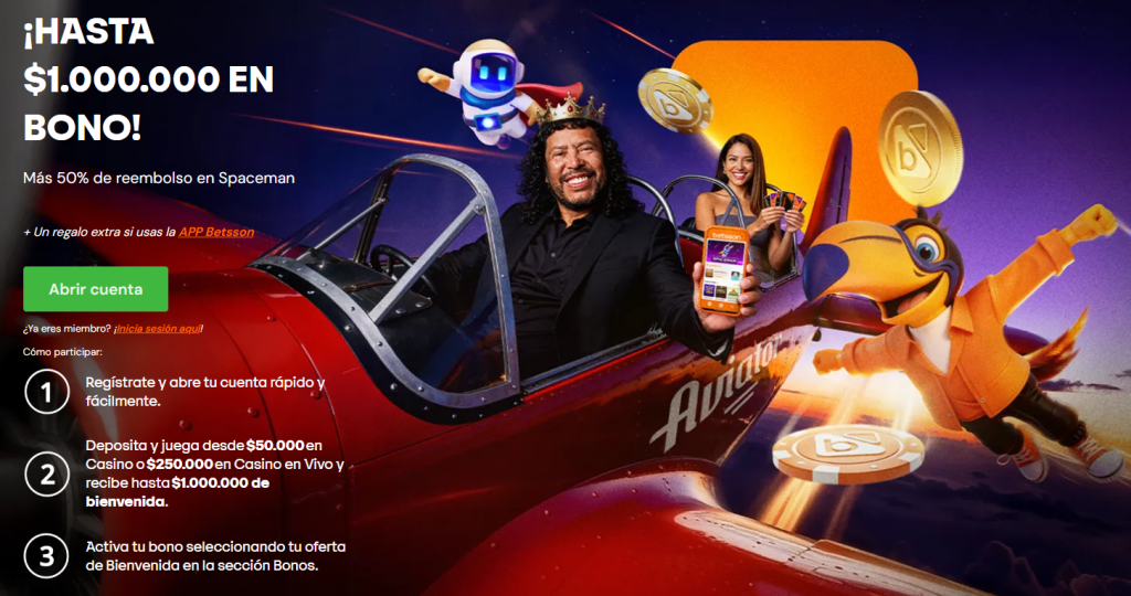 betsson bono casino bienvenida