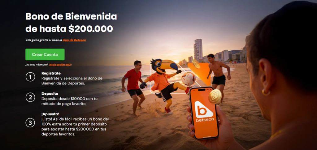 betsson nuevo bono deportivo
