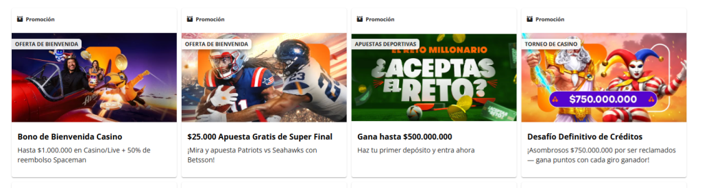 betsson promociones colombia