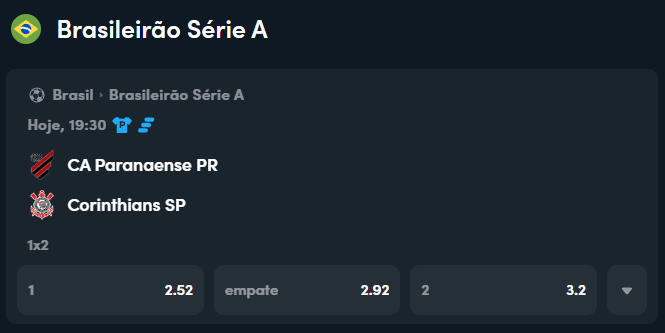 blaze paranaense x corinthians