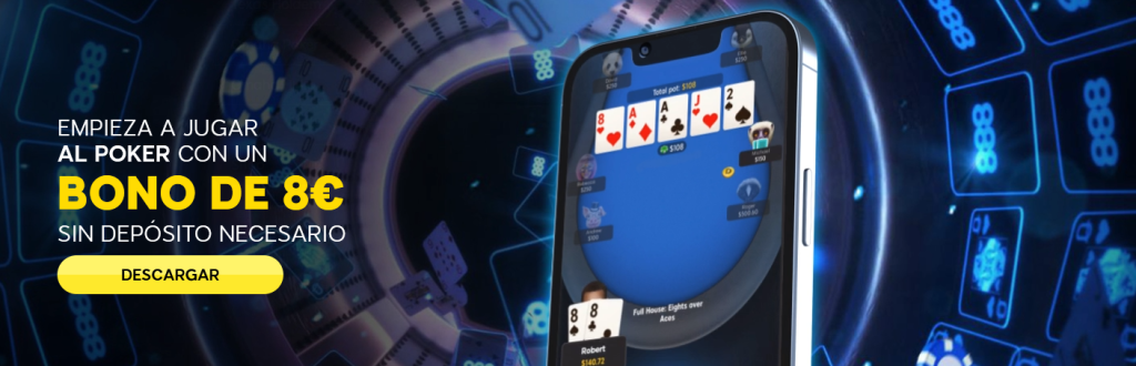bono sin deposito 888poker