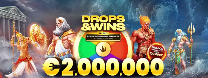 Promoción Drops & Wins en Solbet Ecuador con premios diarios.