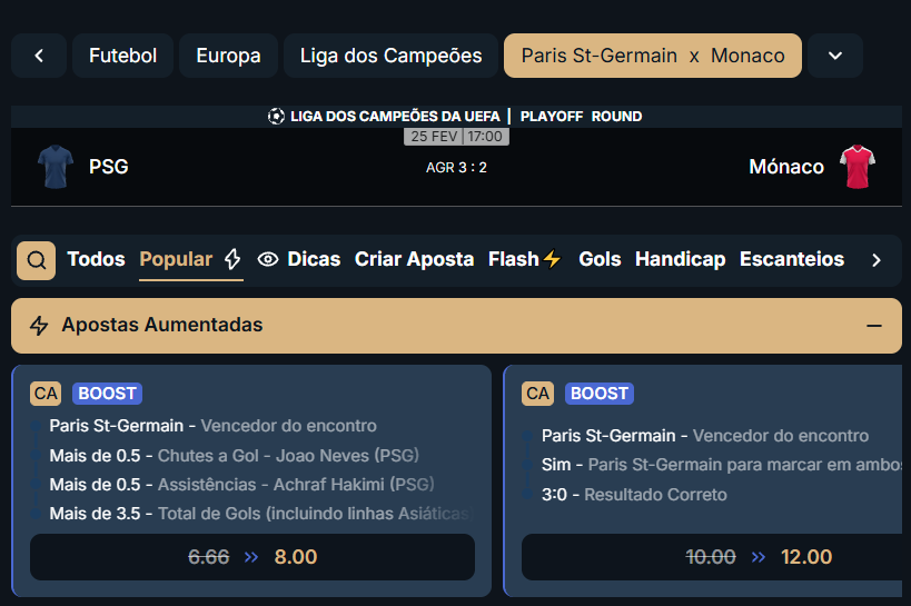 estrelabet psg x mónaco