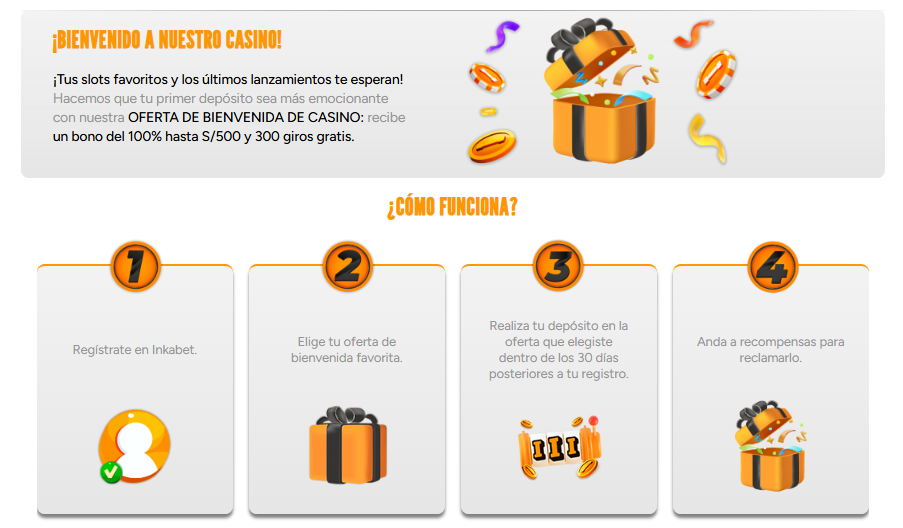 inkabet bono para casino
