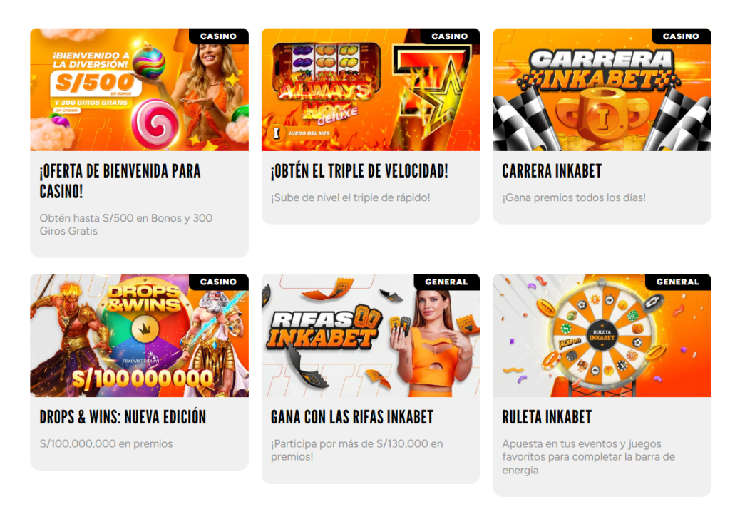 inkabet promociones apuestas