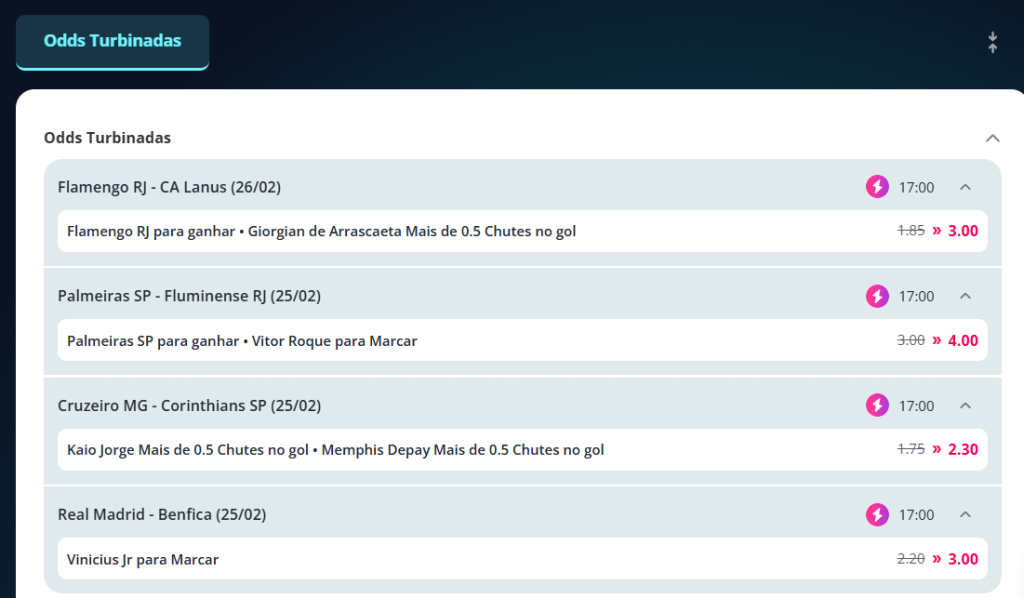 novibet brasileirão e champions